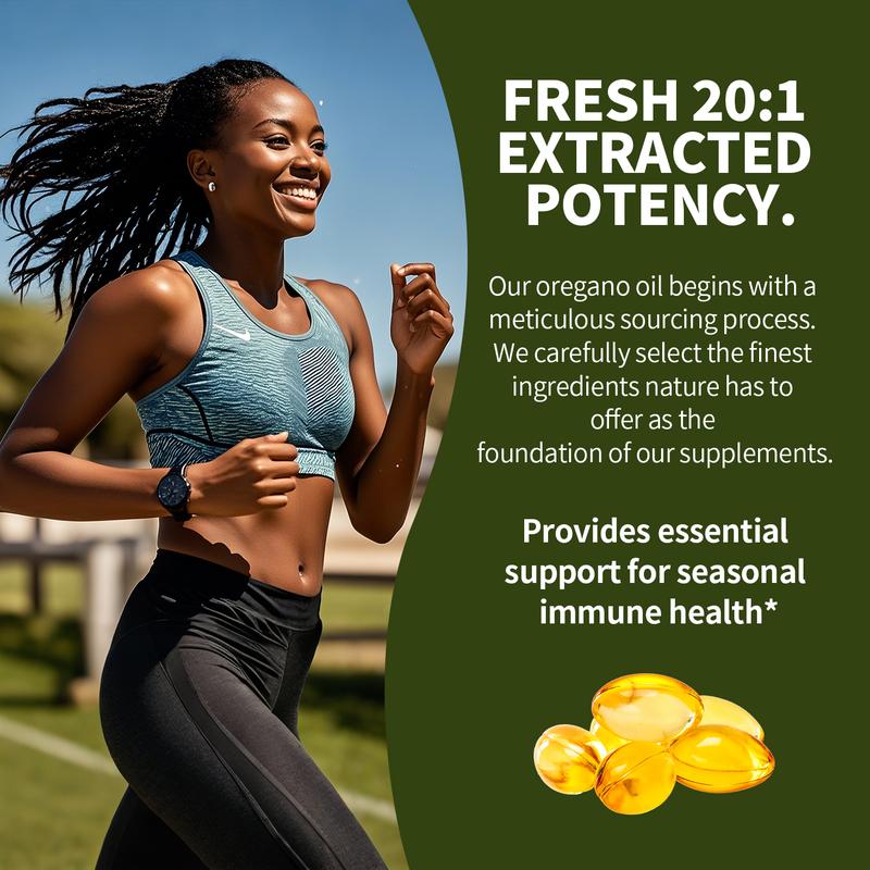 Oregano Oil with Black Seed Oil Softgels
