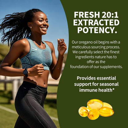 Oregano Oil with Black Seed Oil Softgels