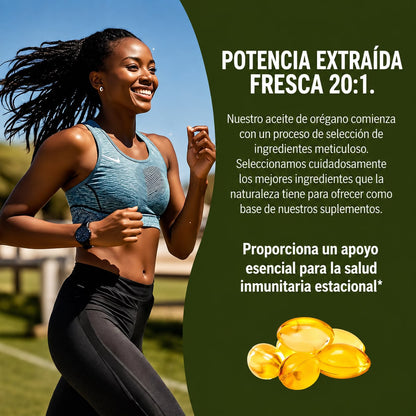Aceite de Orégano con Aceite de Semilla Negra