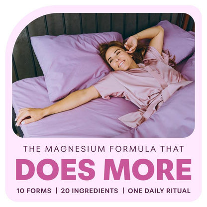 Magnesium Complex for Women | 20-in-1 Formula with Vitamin D3, K2 & Ashwagandha