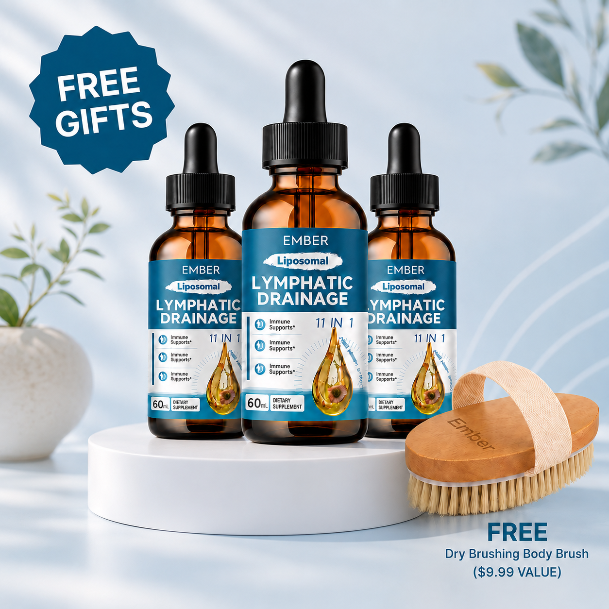 Ember Liposomal Lymphatic Drainage Drops