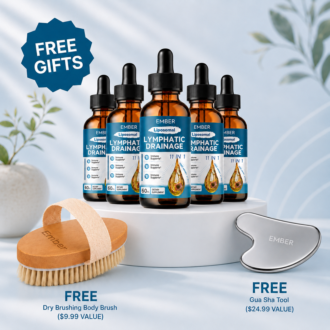 Ember Liposomal Lymphatic Drainage Drops