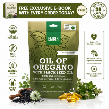 Oregano Oil with Black Seed Oil Softgels