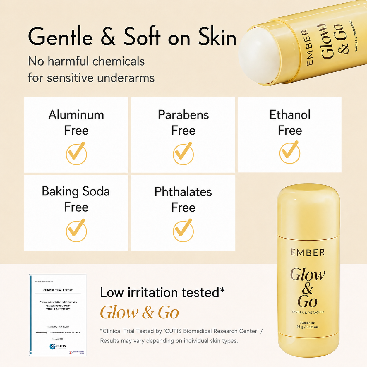 Ember Korean Skin Brightening Deodorant