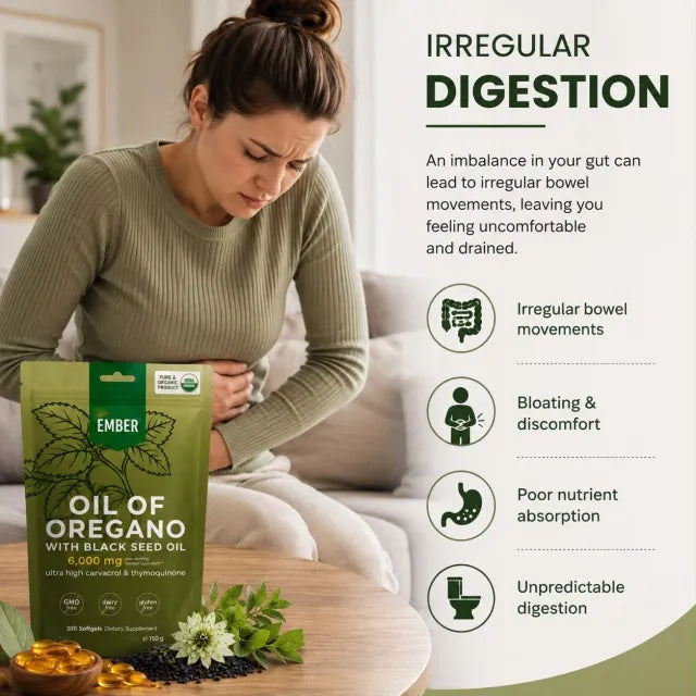 Oregano Oil with Black Seed Oil Softgels